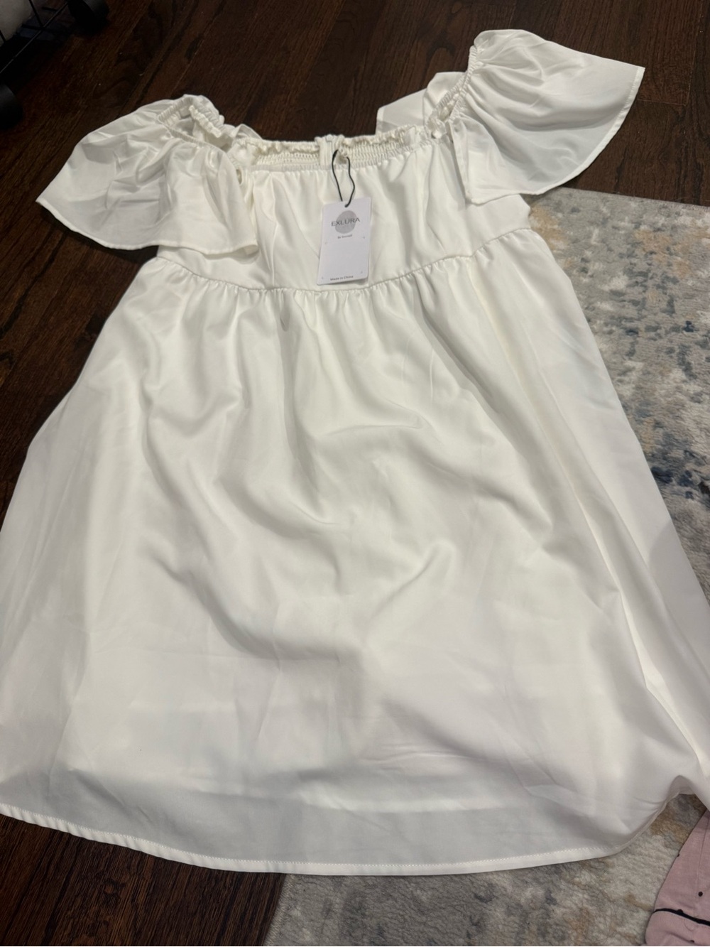 NWT exlura White Dress Size XXL